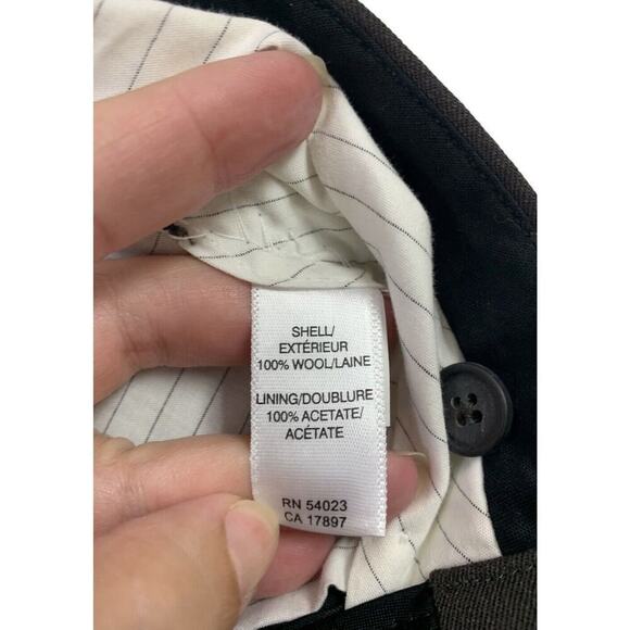 Banana Republic 100% Wool Straight Leg Dress Pants Mens 30x30 NWT $98 - Picture 6 of 10